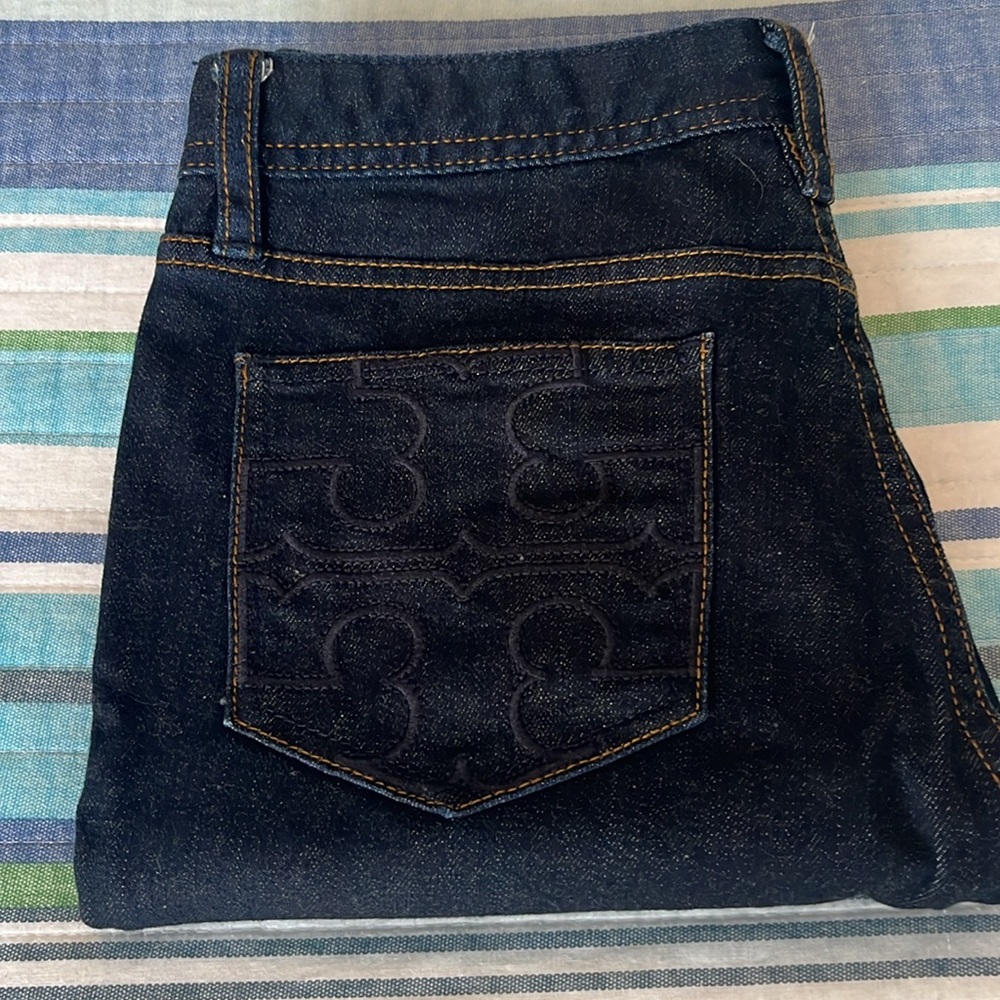 Tory Burch cropped denim jeans